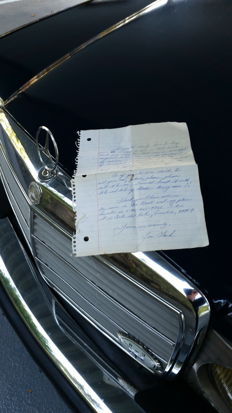 Illustration for article titled DOTS / Down at the Show as well, Jim Clark wants to buy my Benz edition